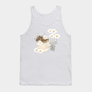 Discovering the Magic of Ice Cream and Flower Tank Top